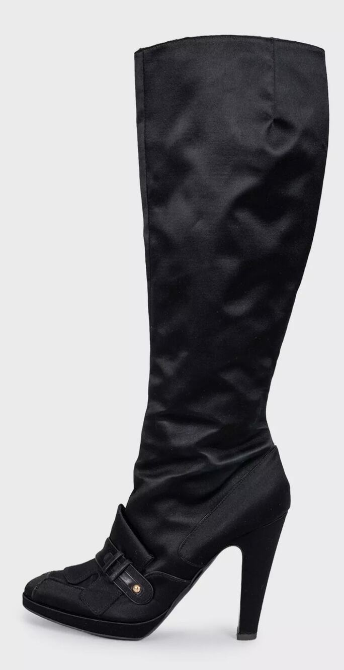 Gianfranco Ferré Black Textile Ankle Boots - EU 37